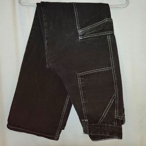 Black Cargo Denim jeans